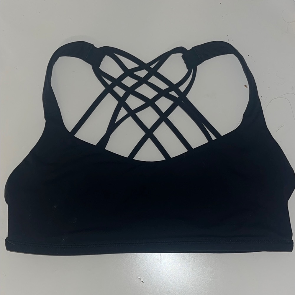 lululemon athletica Black Strappy Bra